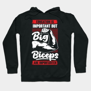 Funny Bodybuilding Biceps Fitness Bodybuilder Gift Hoodie